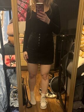 Hollister Black Mini Skirt